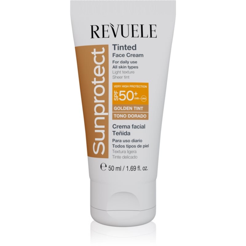 Revuele Sunprotect Tinted Face Cream тониращ защитен крем SPF 50+ - Грижа за лице - Сравни цени от 1 магазин с безплатна доставка