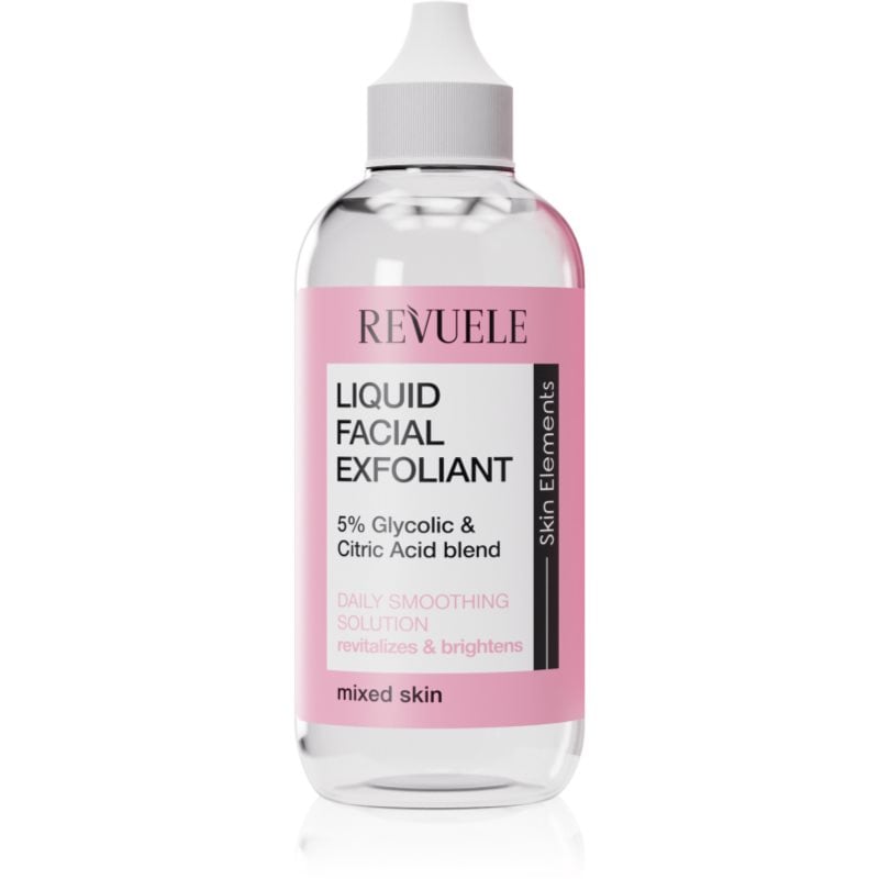 Revuele Liquid Facial Exfoliant 5% Glycolic + Citric Acid blend ексфолиращ и пилинг серум за смесена кожа