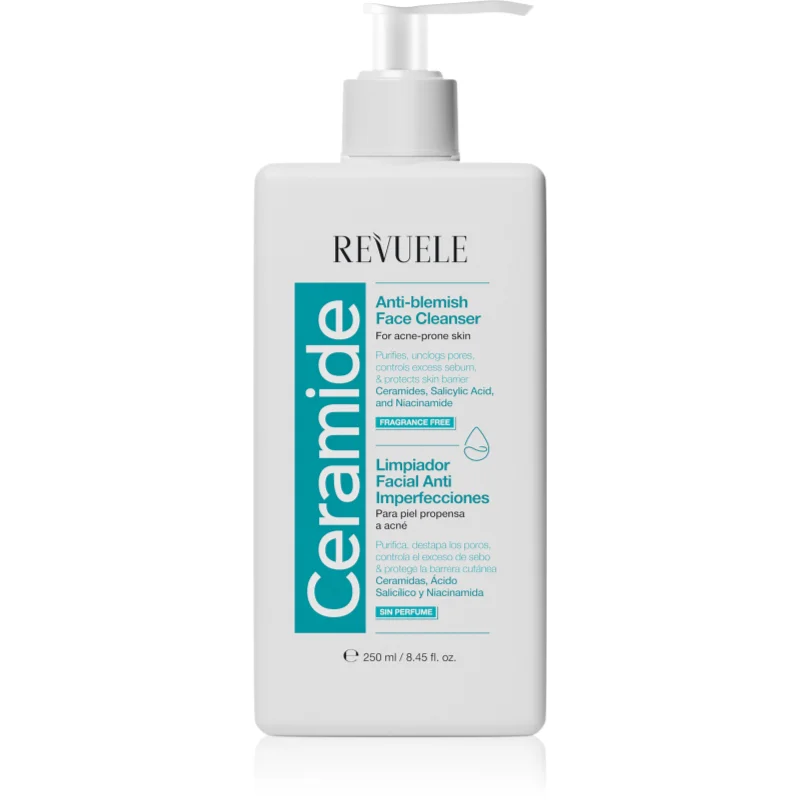 Revuele Ceramide Anti-Blemish Face Cleanser почистващ гел за проблемна кожа, акне - Грижа за лице - Сравни цени от 1 магазин с безплатна доставка