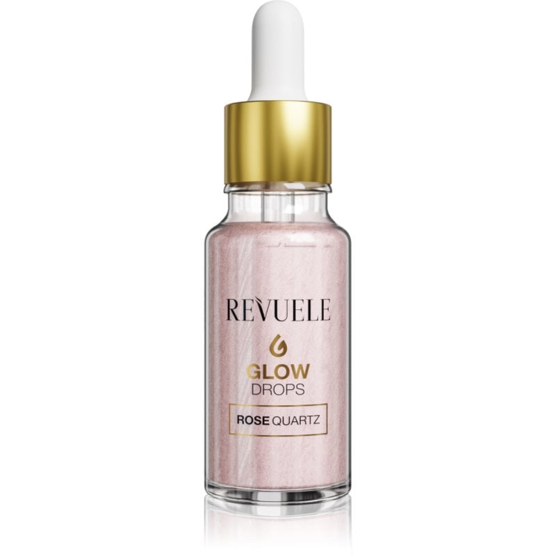 Revuele Glow Drops Rose Quartz озаряващ серум за тяло и лице