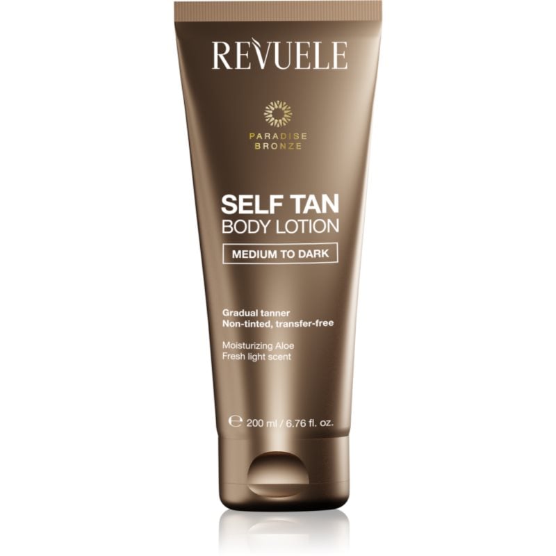 Revuele Paradise Bronze Self Tan Body Lotion автобронзиращ лосион за постепенен тен