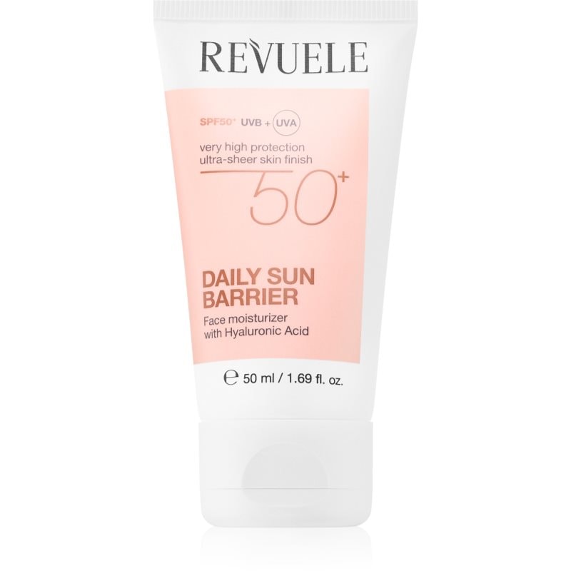 Revuele Daily Sun хидратиращ крем за лице SPF 50+ - Грижа за тяло - Сравни цени от 1 магазин с безплатна доставка