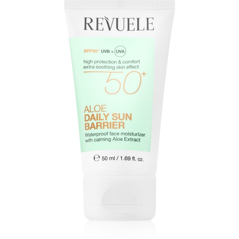 Revuele Aloe Daily Sun Barrier SPF 50+ успокояващ дневен крем SPF 50+