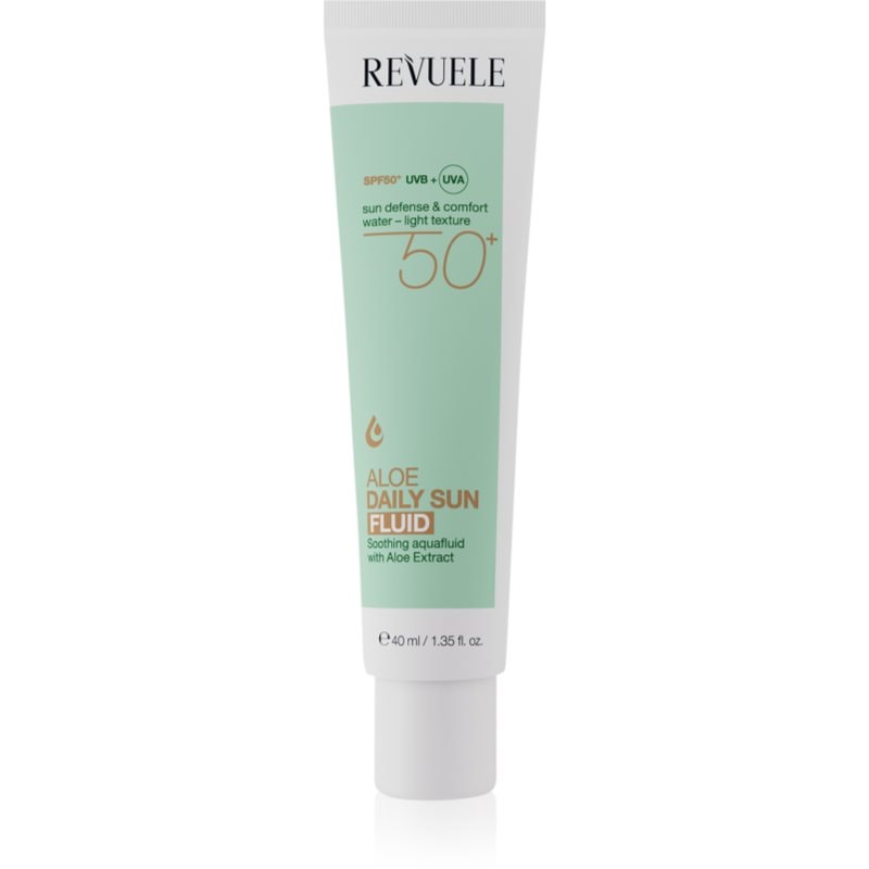 Revuele Daily Sun Aloe лек защитен флуид SPF 50+ - Грижа за лице - Сравни цени от 1 магазин с безплатна доставка
