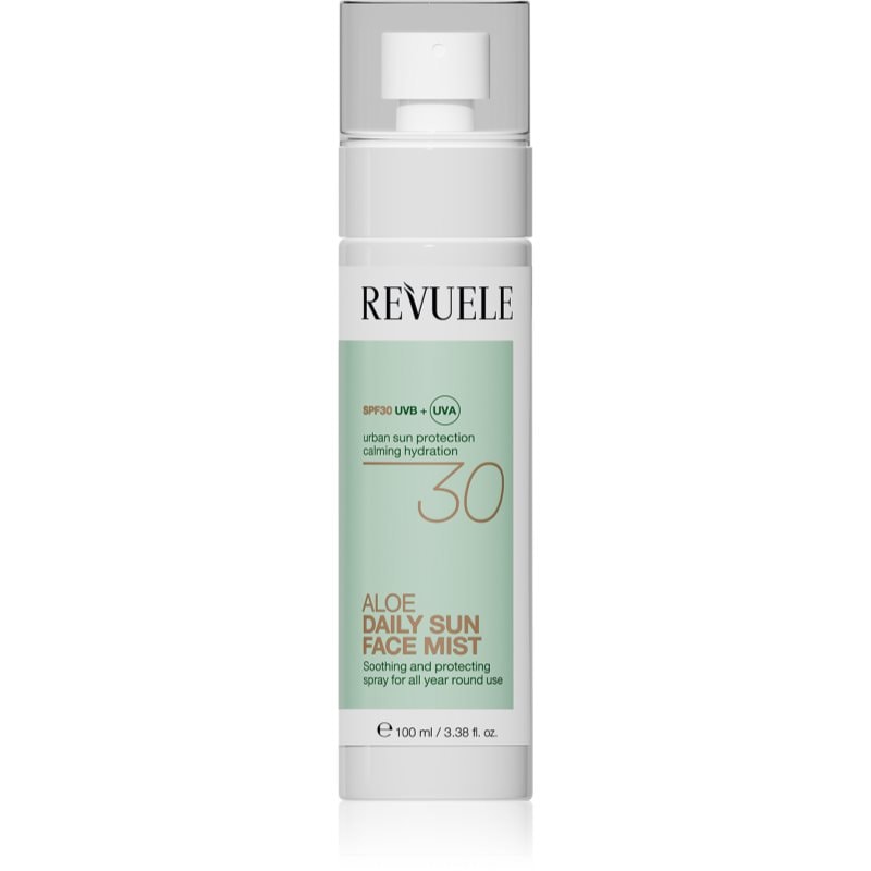 Revuele Aloe Daily Sun Face Mist SPF 30 защитна мъгла за лице SPF 30 - Грижа за лице - Сравни цени от 1 магазин с безплатна доставка