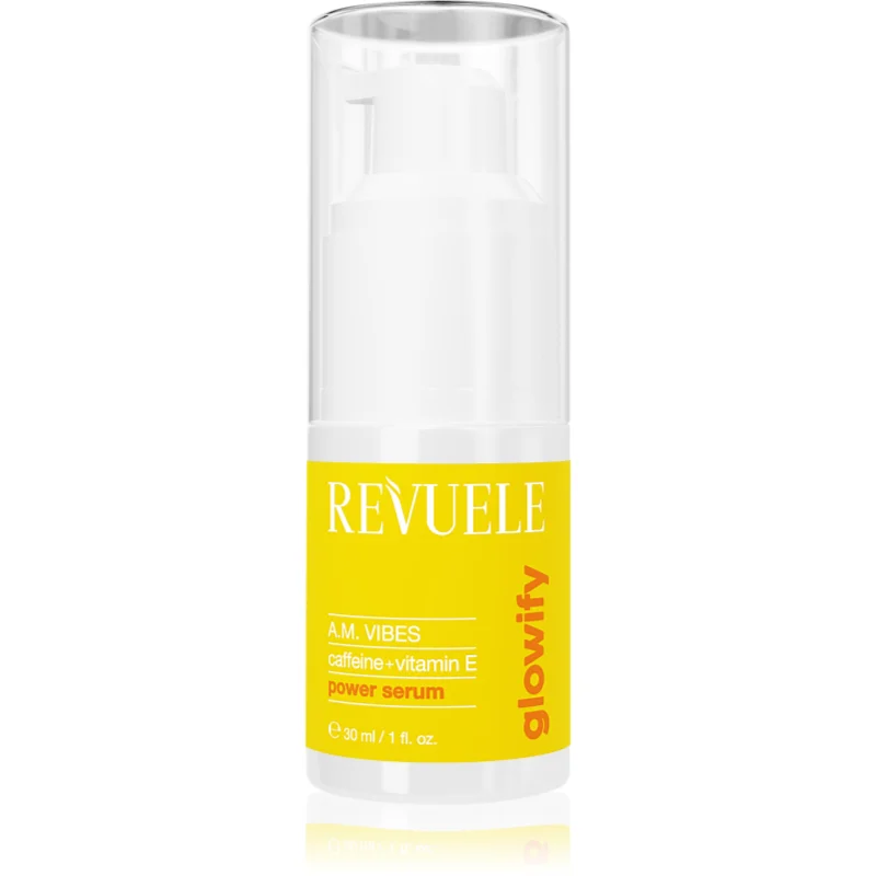 Revuele Glowify A.M. Vibes Power Serum Caffeine + Vitamin E озаряващ серум за околоочната област