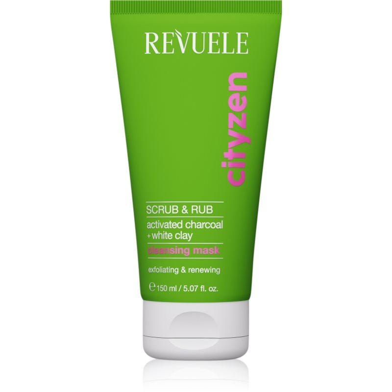 Revuele Cityzen Scrub & Rub ексфолираща прочистваща маска за лице с активен въглен - Грижа за лице - Сравни цени от 1 магазин с безплатна доставка