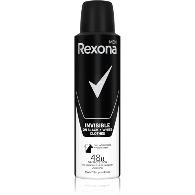 Rexona Invisible on Black + White Clothes антиперспирант-спрей 48 часа - Грижа за тяло - Сравни цени от 1 магазин с безплатна доставка