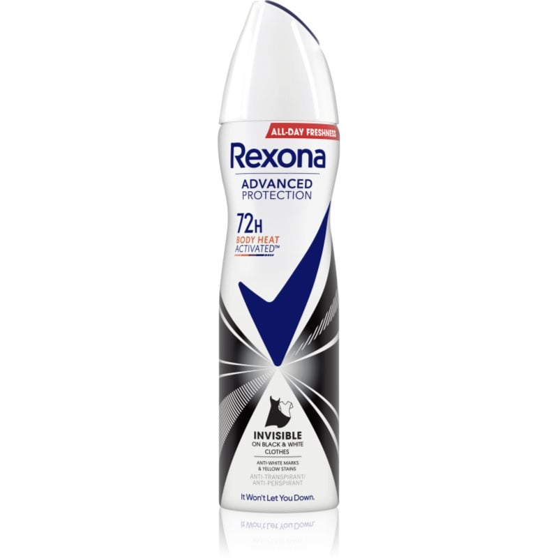 Rexona Advanced Protection Invisible дезодорант в спрей срещу бели и жълти петна