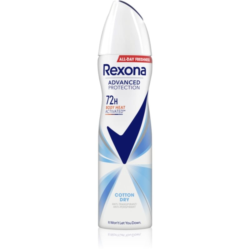 Rexona Rexona Advanced Protection Cotton Dry антиперспирант спрей - Унисекс парфюм 150мл - Сравни цени от 1 магазин с безплатна доставка