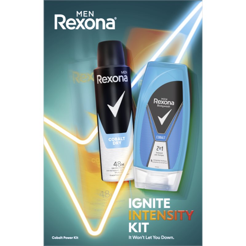 Rexona Cobalt подаръчен комплект за мъже - Комплект - Сравни цени от 1 магазин с безплатна доставка