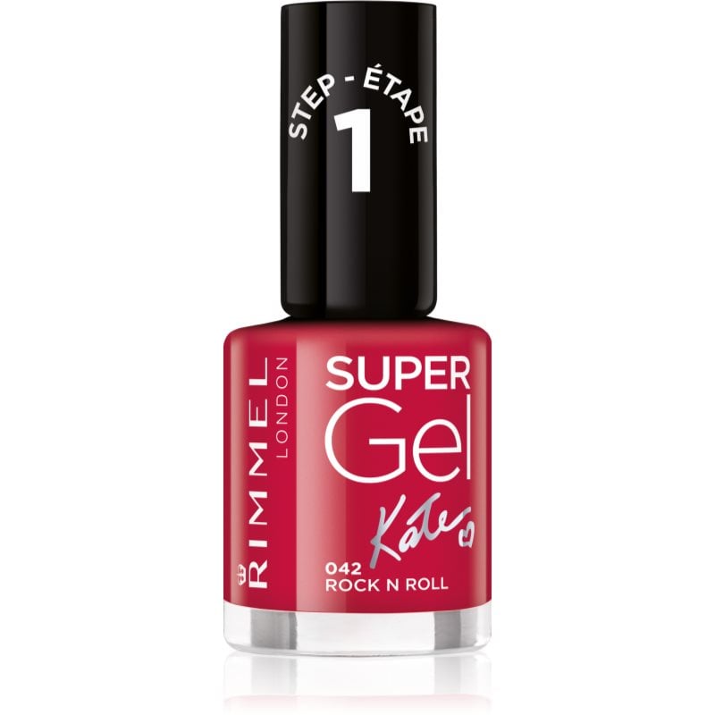 Rimmel Super Gel By Kate гел лак за нокти без използване на UV/LED лампа цвят 042 Rock n Roll