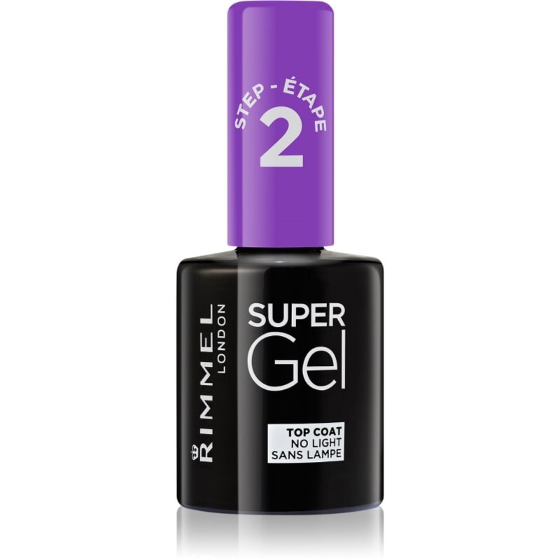 Rimmel Super Gel Step 2 Glitter горен лак за нокти за лъскавина и блясък - Грим - Сравни цени от 1 магазин с безплатна доставка
