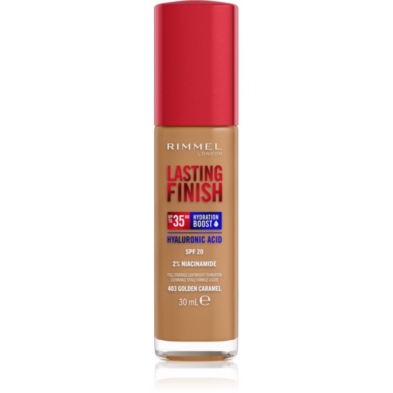 Rimmel Rimmel Lasting Finish 35H Hydration Boost хидратиращ фон дьо тен SPF 20 - Унисекс парфюм 30мл - Сравни цени от 1 магазин с безплатна доставка