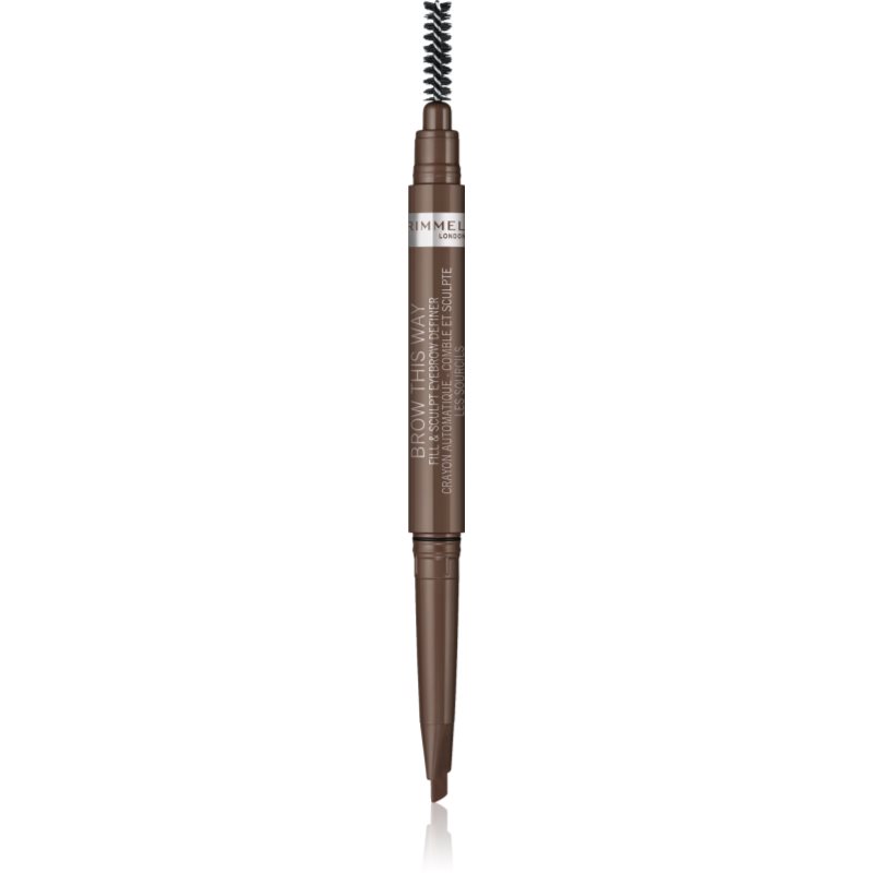 Rimmel Brow This Way молив за вежди с четка 2 в 1 - Грим - Сравни цени от 1 магазин с безплатна доставка