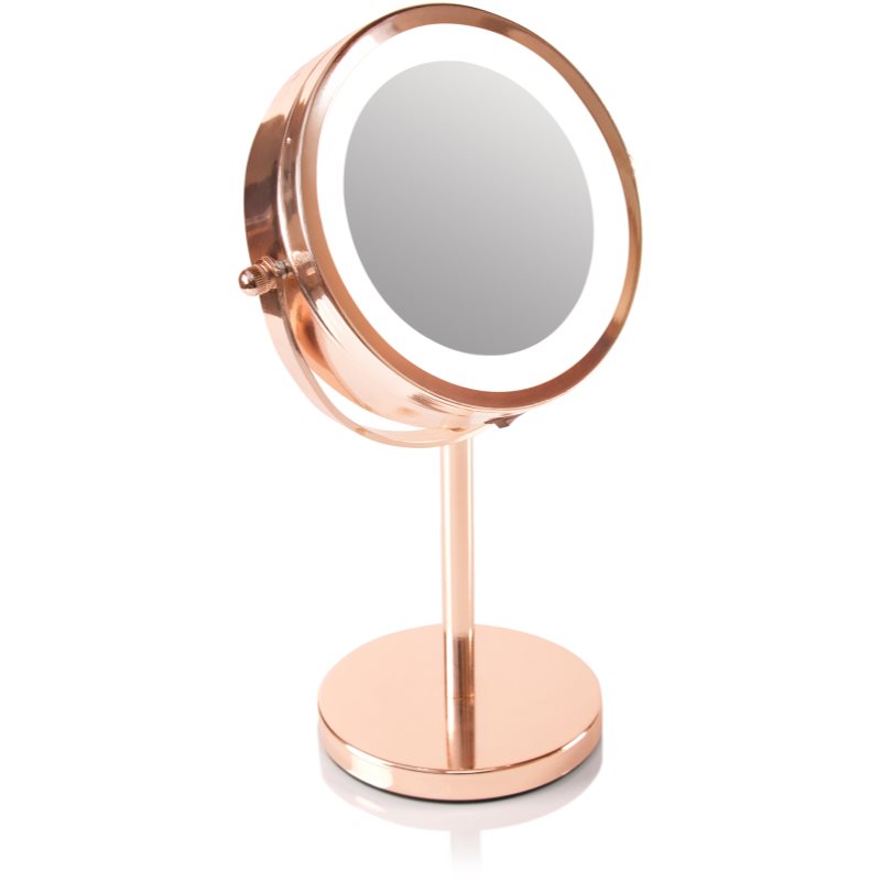 RIO Rose gold mirror огледало за гримиране с LED осветление - Грим - Сравни цени от 1 магазин с безплатна доставка