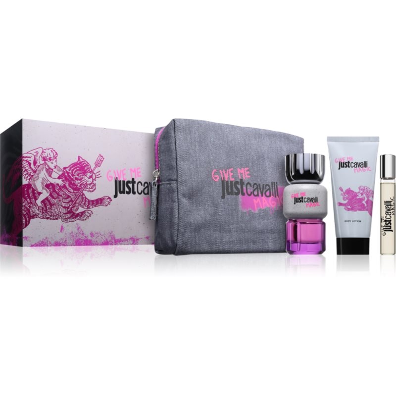 Roberto Cavalli Just Cavalli Give Me Magic For Her подаръчен комплект за жени - Комплект - Сравни цени от 1 магазин с безплатна доставка