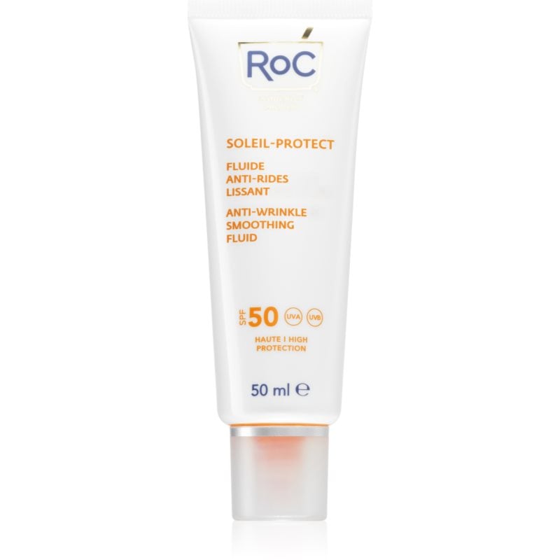 RoC Soleil Protect Anti Wrinkle Smoothing Fluid лек защитен флуид против стареене на кожата SPF 50