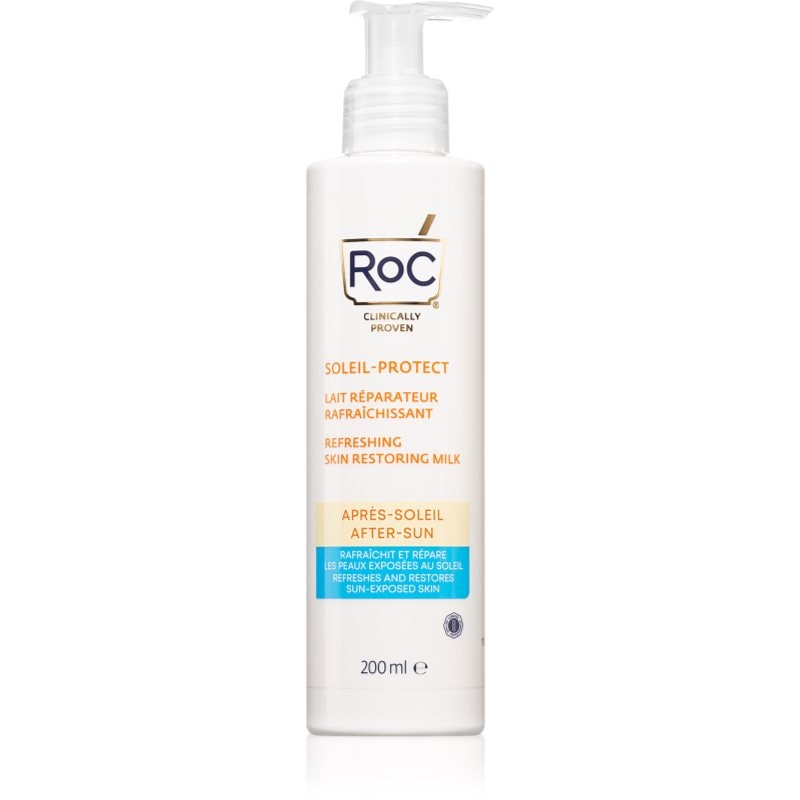 RoC Soleil Protect Refreshing Skin Restoring Milk успокояващ крем след слънчеви бани - Грижа за тяло - Сравни цени от 1 магазин с безплатна доставка