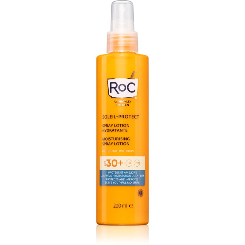 RoC Soleil Protect Moisturising Spray Lotion слънцезащитен хидратиращ спрей - Грижа за тяло - Сравни цени от 1 магазин с безплатна доставка