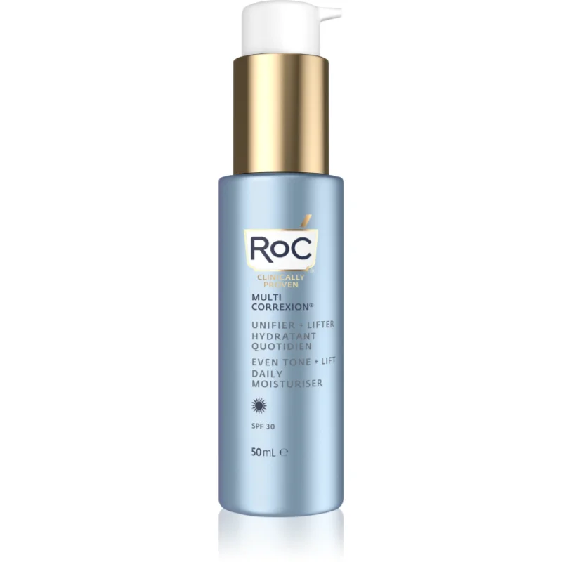 RoC Multi Correxion Even Tone + Lift стягащ дневен крем за равномерен тен на кожата SPF 30 - Грижа за тяло - Сравни цени от 1 магазин с безплатна доставка