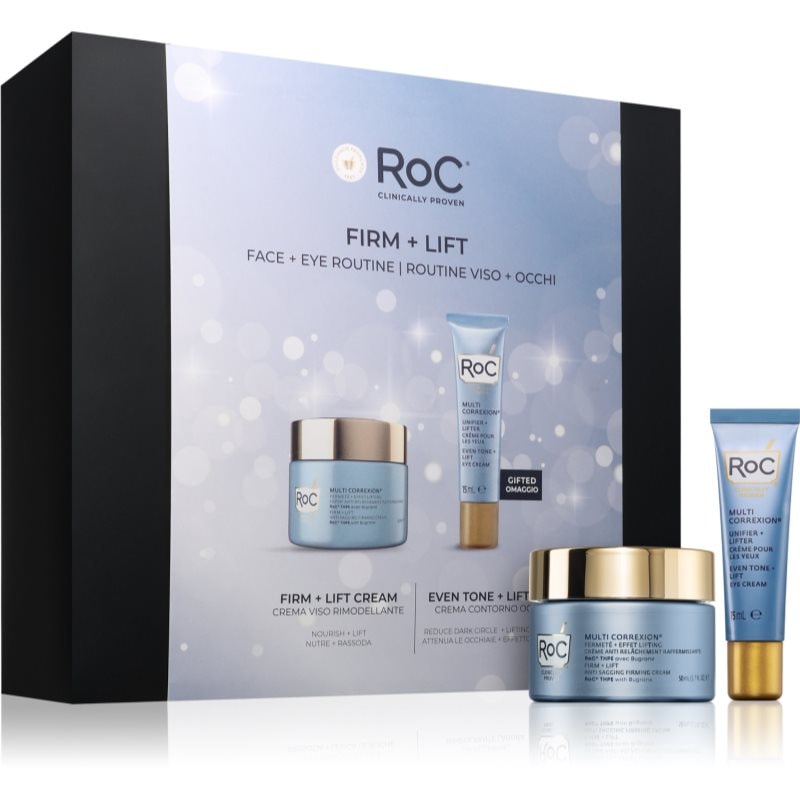 RoC Multi Correxion Firm + Lift Set подаръчен комплект за стягане и лифтинг на лицето - Комплект - Сравни цени от 1 магазин с безплатна доставка