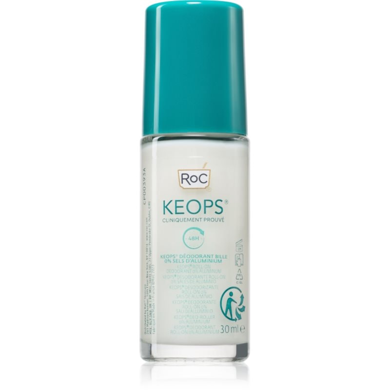 RoC Keops Roll-On Deodorant 0% Aluminium рол-он за чувствителна кожа без парфюм - Грижа за тяло - Сравни цени от 1 магазин с безплатна доставка