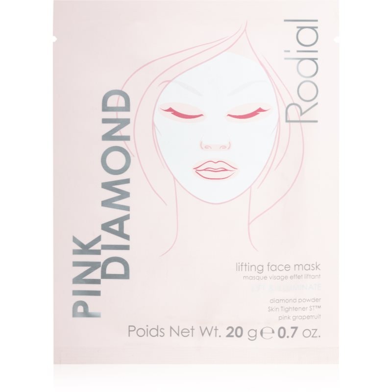 Rodial Pink Diamond Lifting Face Mask лифтинг платнена маска за лице - Грижа за лице - Сравни цени от 1 магазин с безплатна доставка