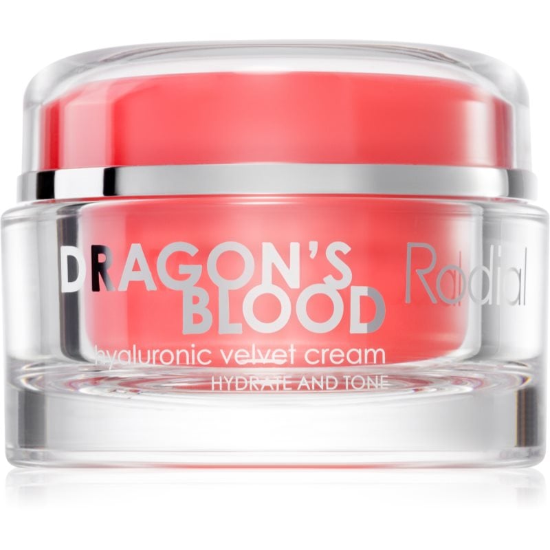 Rodial Dragon's Blood Velvet Cream крем за лице с хиалуронова киселина за суха кожа