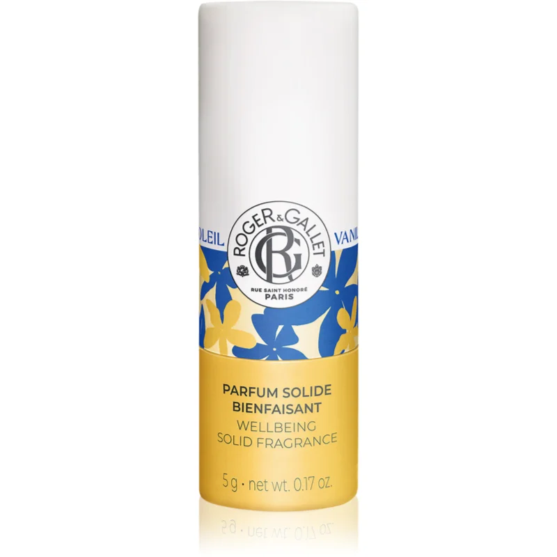 Roger & Gallet Roger & Gallet Vanille Soleil Wellbeing Solid Fragrance твърд за жени 5 гр. Parfum - Дамски парфюм 5мл - Сравни цени от 1 магазин с безплатна доставка