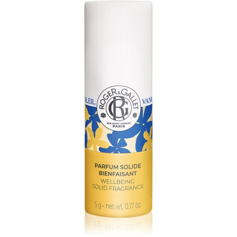 Roger & Gallet Roger & Gallet Vanille Soleil Wellbeing Solid Fragrance твърд за жени 5 гр. Parfum - Дамски парфюм 5мл - Сравни цени от 1 магазин с безплатна доставка