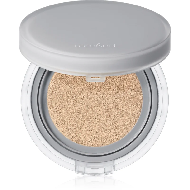 rom & nd Nu Zero Cushion лек защитен фон дьо тен в гъба за озаряване на лицето - Грим - Сравни цени от 1 магазин с безплатна доставка