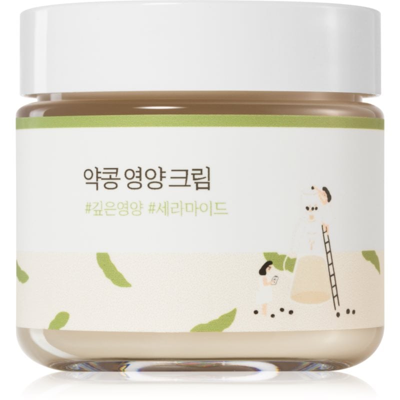 ROUND LAB Soybean Nourishing Cream дълко хидратиращ крем в дълчина с анти-бръчков ефект