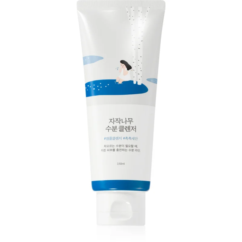 ROUND LAB Birch Juice Moisturizing Cleanser нежен пенлив почистващ гел с регенериращ ефект