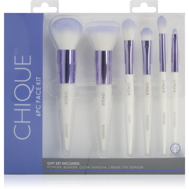 Royal and Langnickel Chique Studio Face комплект четки за лице и очи - Комплект - Сравни цени от 1 магазин с безплатна доставка