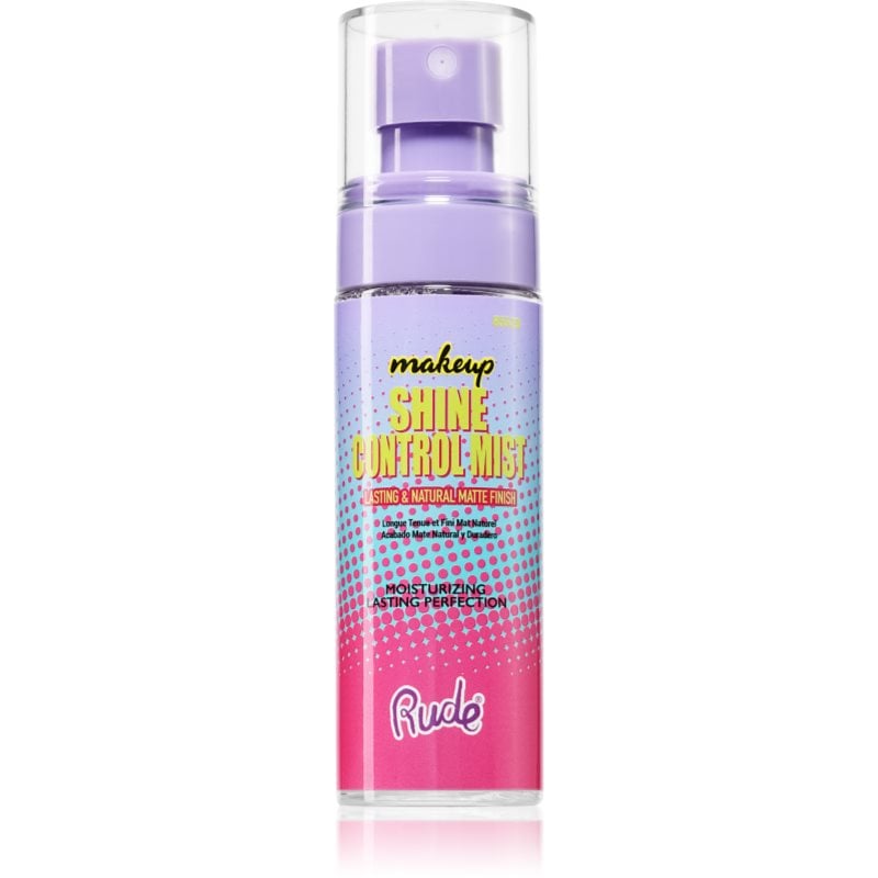 Rude Cosmetics Shine Control Mist фиксиращ спрей за контрол на блясъка