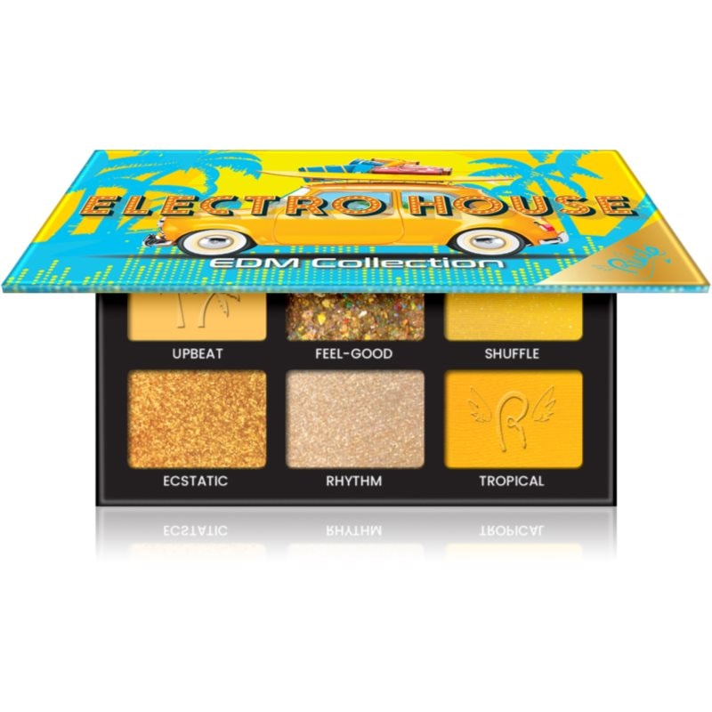 Rude Cosmetics EDM Collection палитра сенки за очи - Грим - Сравни цени от 1 магазин с безплатна доставка