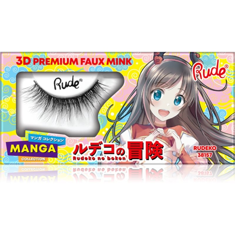 Rude Cosmetics Manga Collection 3D Premium Faux Mink изкуствени мигли тип Rudeko - Грим - Сравни цени от 1 магазин с безплатна доставка