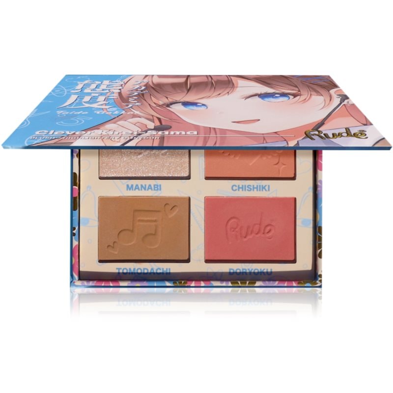 Rude Cosmetics Manga Face Palette мултифункционална палитра за лице - Грим - Сравни цени от 1 магазин с безплатна доставка