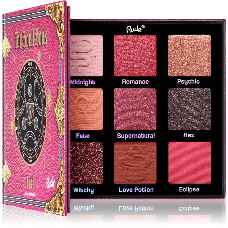 Rude Cosmetics The Spell Book палитра сенки за очи цвят Lust 10.8 гр. - Грим - Сравни цени от 1 магазин с безплатна доставка