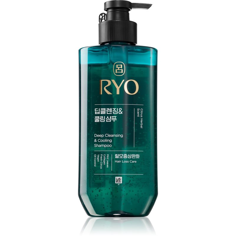 RYO RYO Deep Cleansing & Cooling Shampoo дълбоко почистващ шампоан с охлаждащ ефект - Унисекс парфюм 480мл - Сравни цени от 1 магазин с безплатна доставка