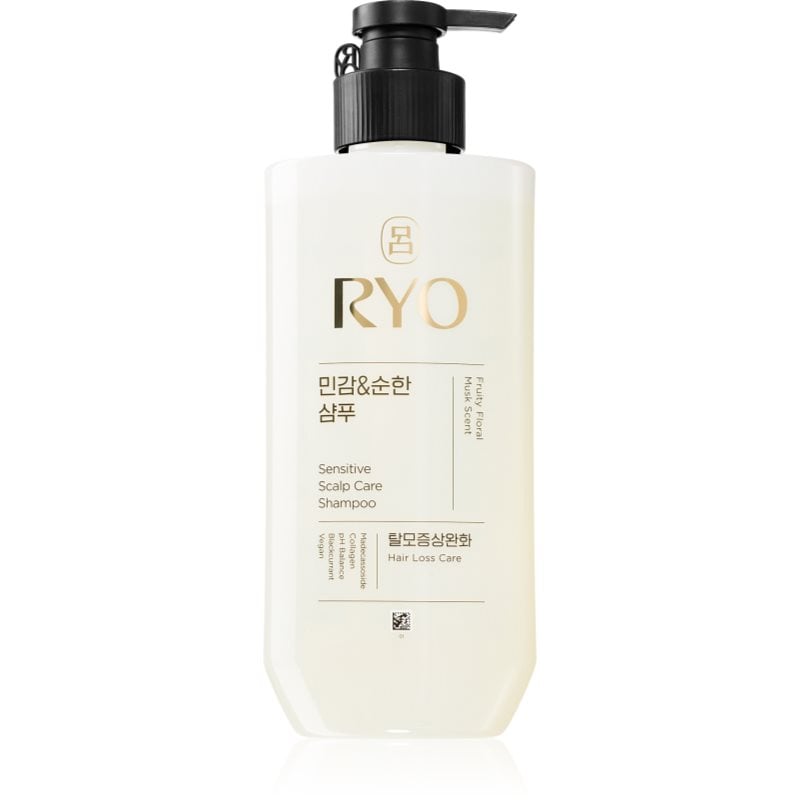 RYO Sensitive Scalp Care Shampoo успокояващ шампоан за чувствителна кожа на скалпа