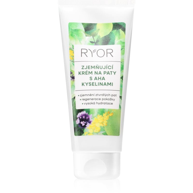 RYOR Herbal Spa омекотяващ крем за крака s AHA