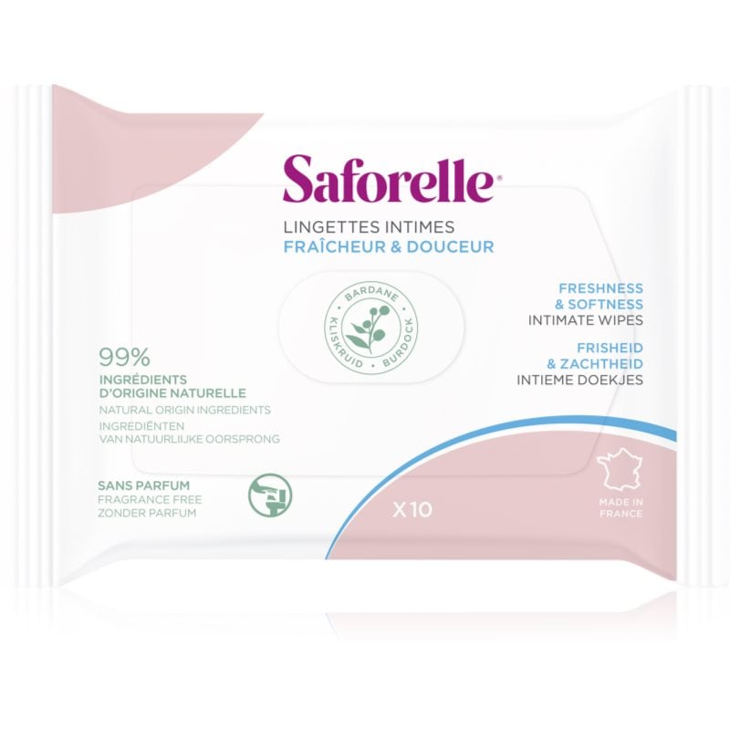 Saforelle Intim whipes кърпички за интимна хигиена