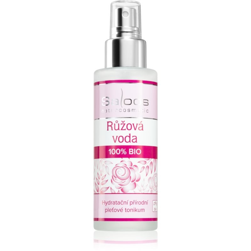 Saloos Floral Water Rose 100% Bio флоралелен тоник за лице за озаряване и ревитализиране