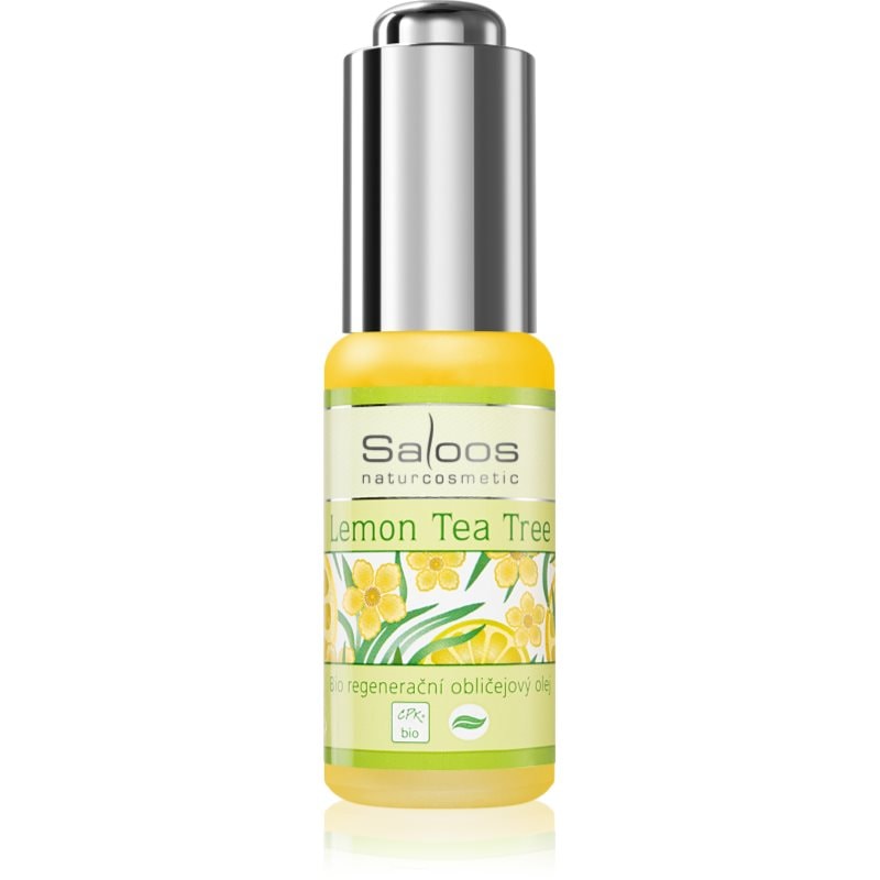 Saloos Bio Skin Oils Lemon Tea Tree регенериращо олио за мазна и проблемна кожа - Грижа за лице - Сравни цени от 1 магазин с безплатна доставка
