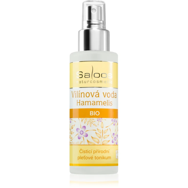 Saloos Floral Water Witch Hazel 100% Bio успокояващ почистващ тоник за мазна и проблемна кожа