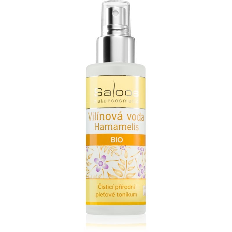 Saloos Floral Water Witch Hazel 100% Bio успокояващ почистващ тоник за мазна и проблемна кожа