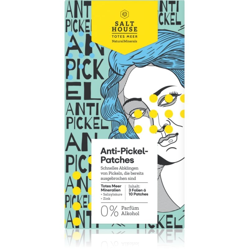 Salt House Natural Minerals Anti-pimple Patches лепенки за проблемна кожа против акне - Грижа за лице - Сравни цени от 1 магазин с безплатна доставка