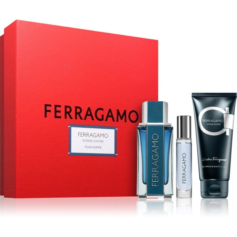 Ferragamo Intense Leather Set подаръчен комплект за мъже - Комплект - Сравни цени от 1 магазин с безплатна доставка